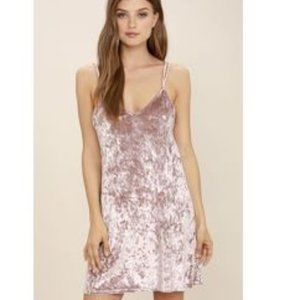 Mauve Velvet Dress